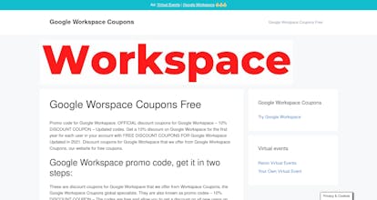 Google Worspace Coupons Free gallery image
