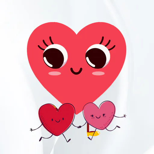 Love and Heart Stickers