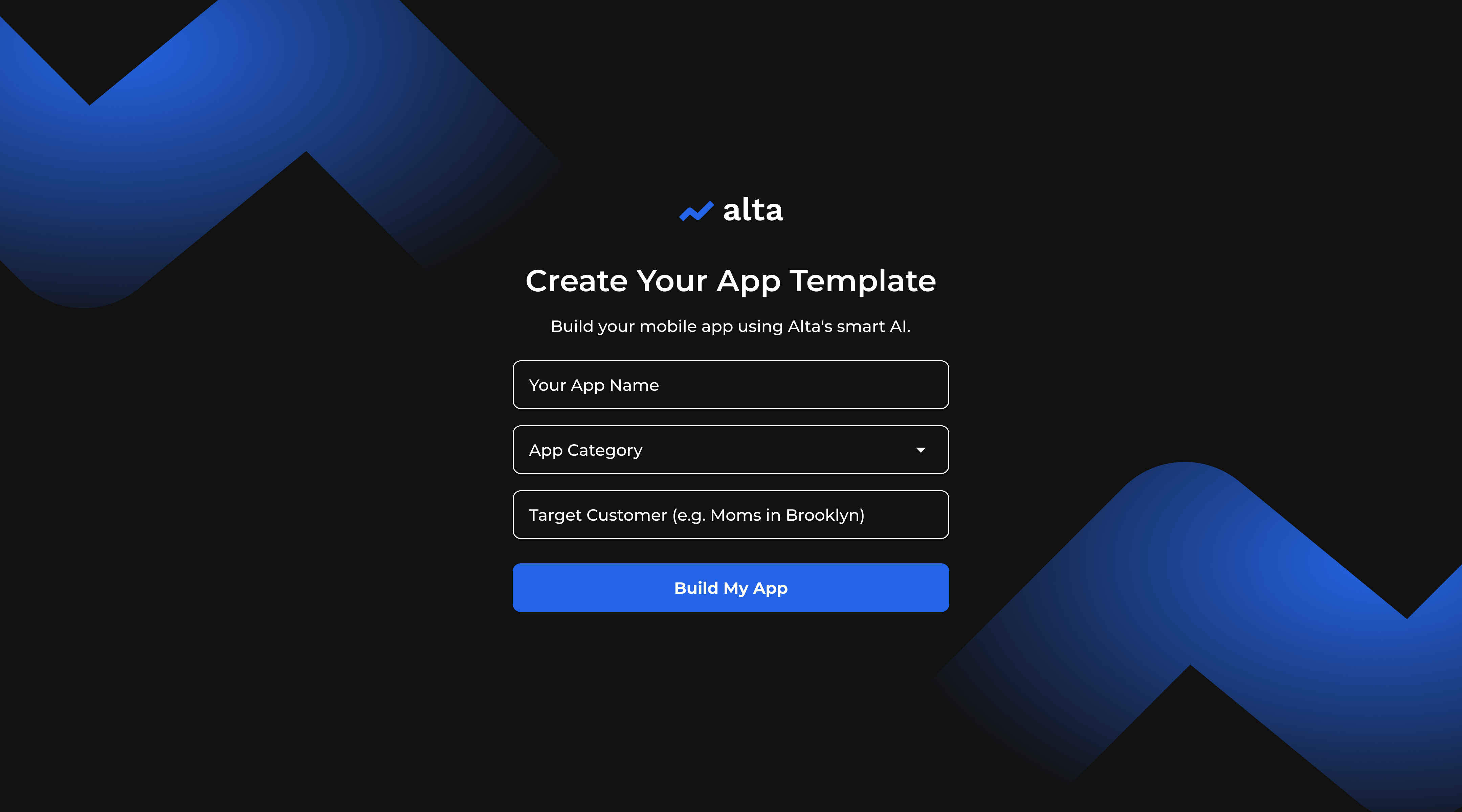 Alta - Costruisci un modello di app mobile in pochi minuti utilizzando AI generativo media 2