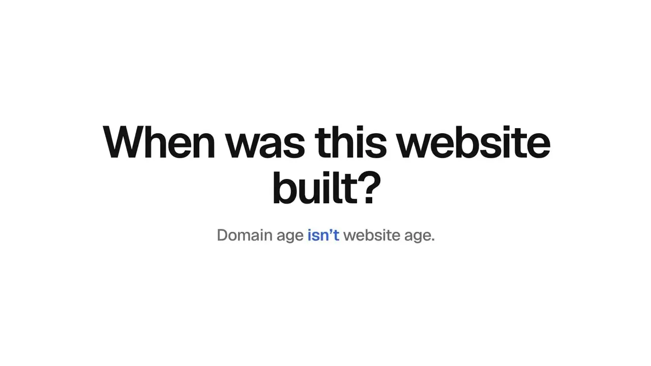 BuiltWhen gallery image