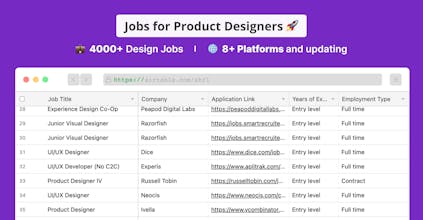 4000+ Design Jobs || Unseen Job Boards gallery image