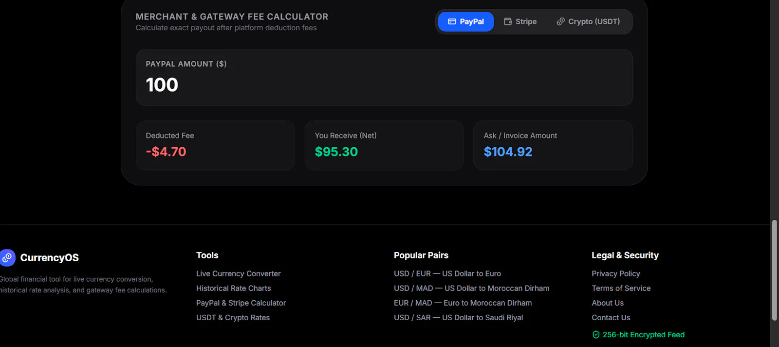 CurrencyOS screenshot 4