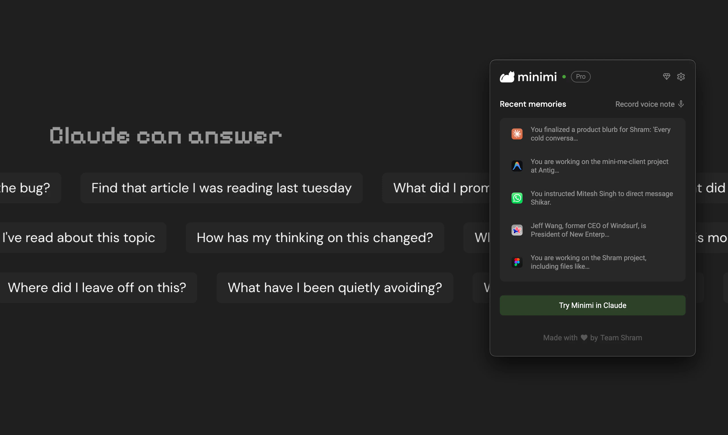 Minimi screenshot 2