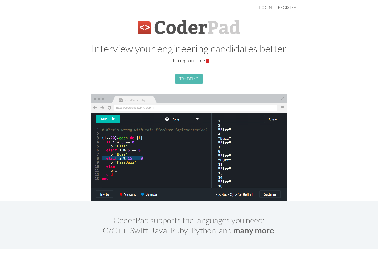 CoderPad - Product Information, Latest Updates, And Reviews 2024 ...