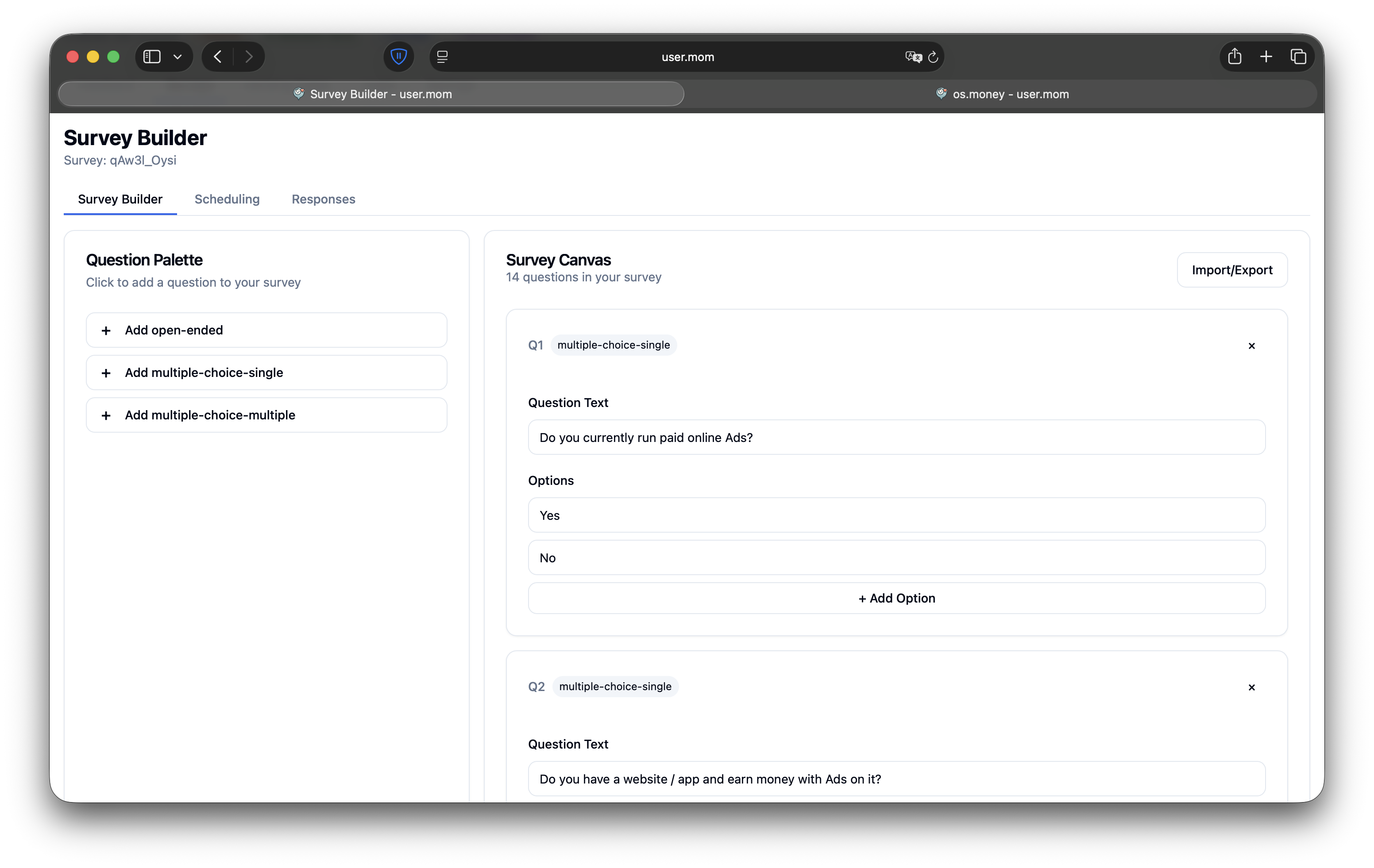 user.mom: Surveys, Landing-Pages, Boards gallery image