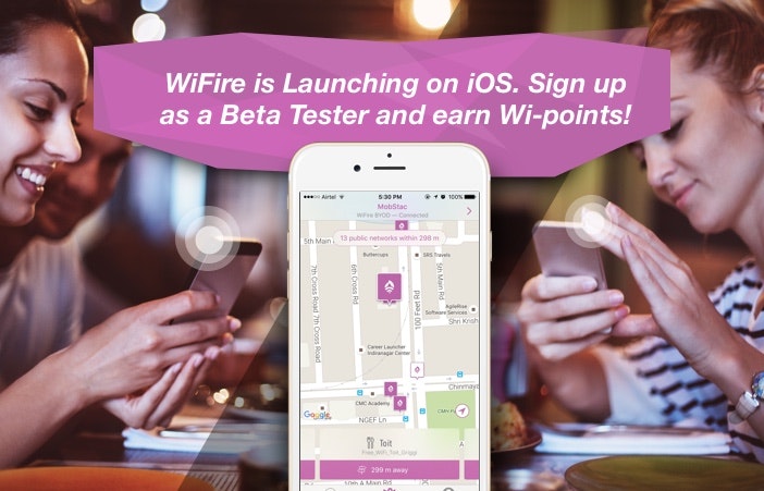 WiFire on iOS