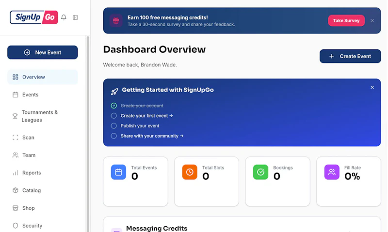 SignUpGo screenshot 2