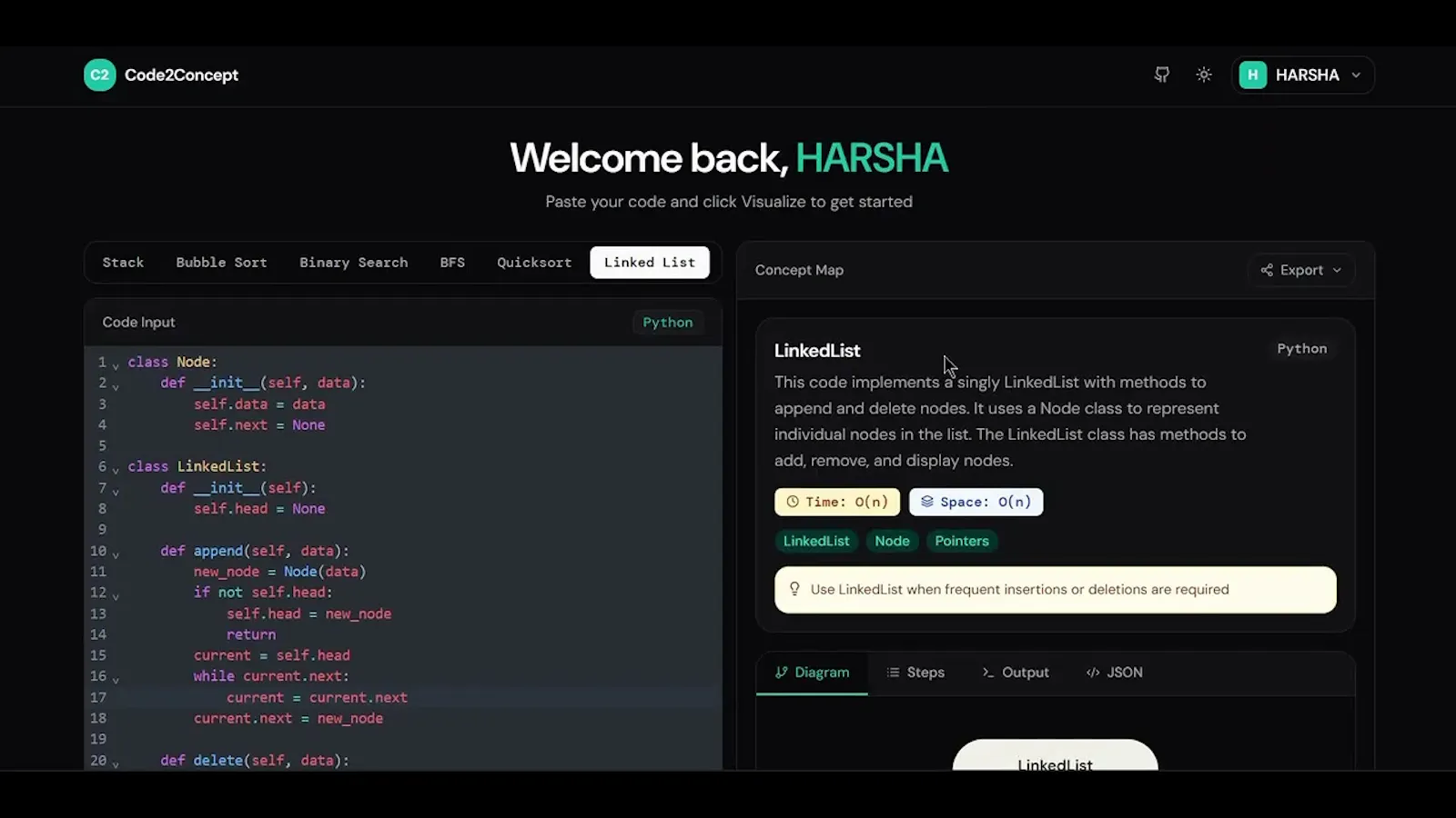 Code2Concept screenshot 1 (video preview)