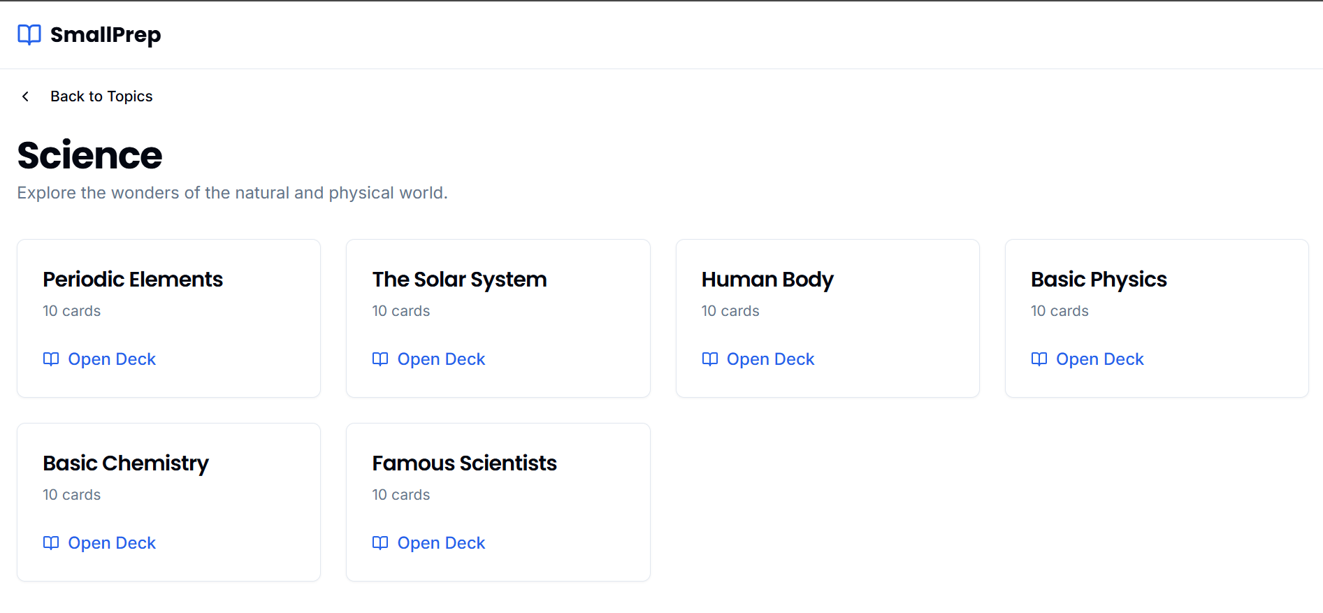 SmallPrep – Flashcards That Stick gallery image