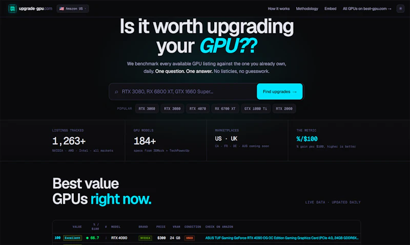 upgrade-gpu.com screenshot 2