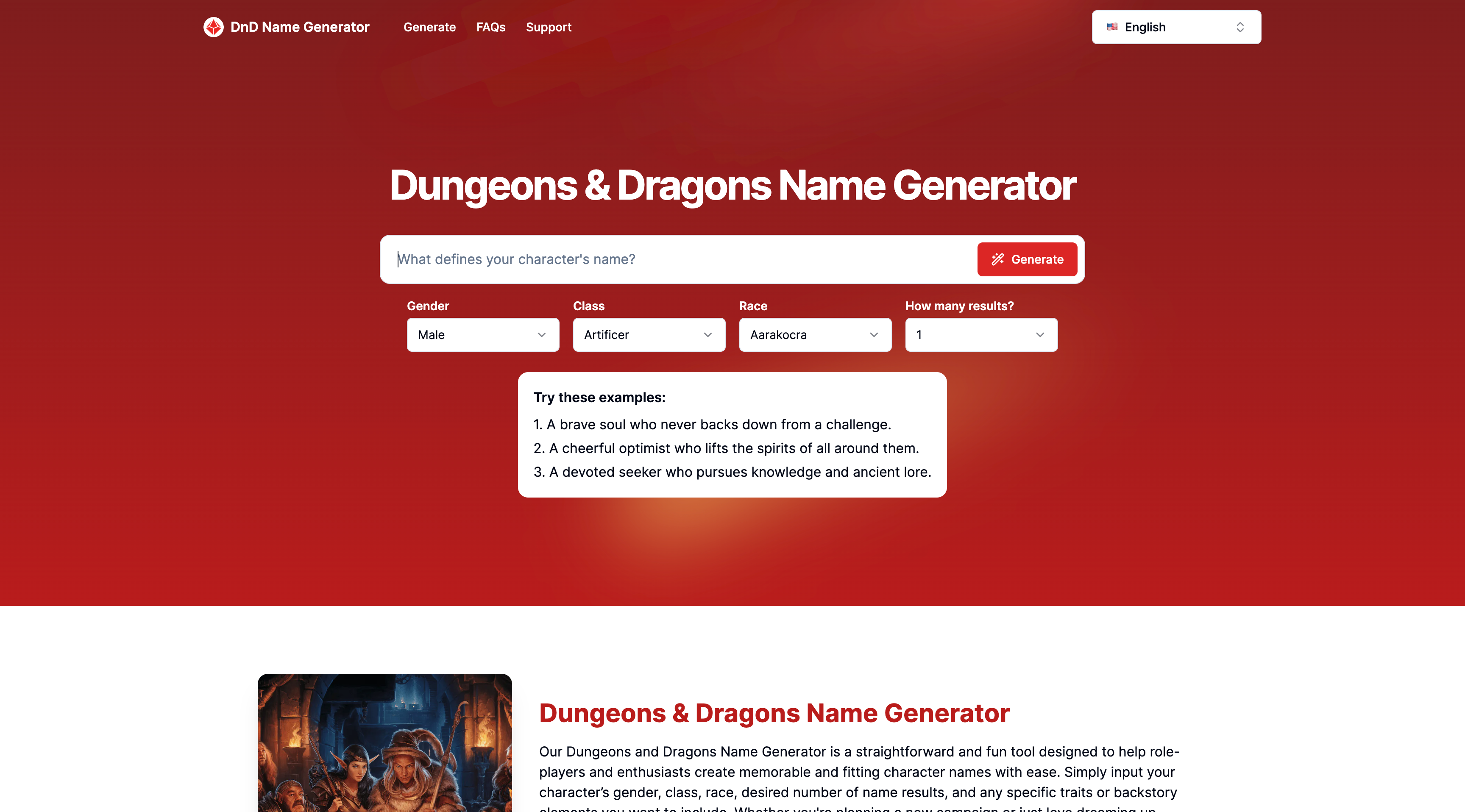 DND Adı Jeneratör media 2