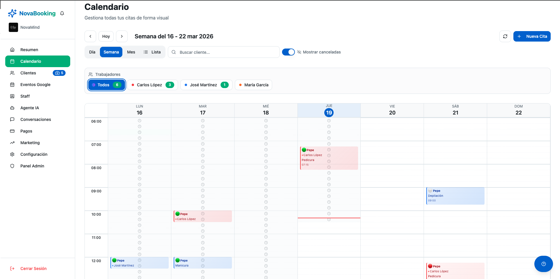 NovaBooking gallery image