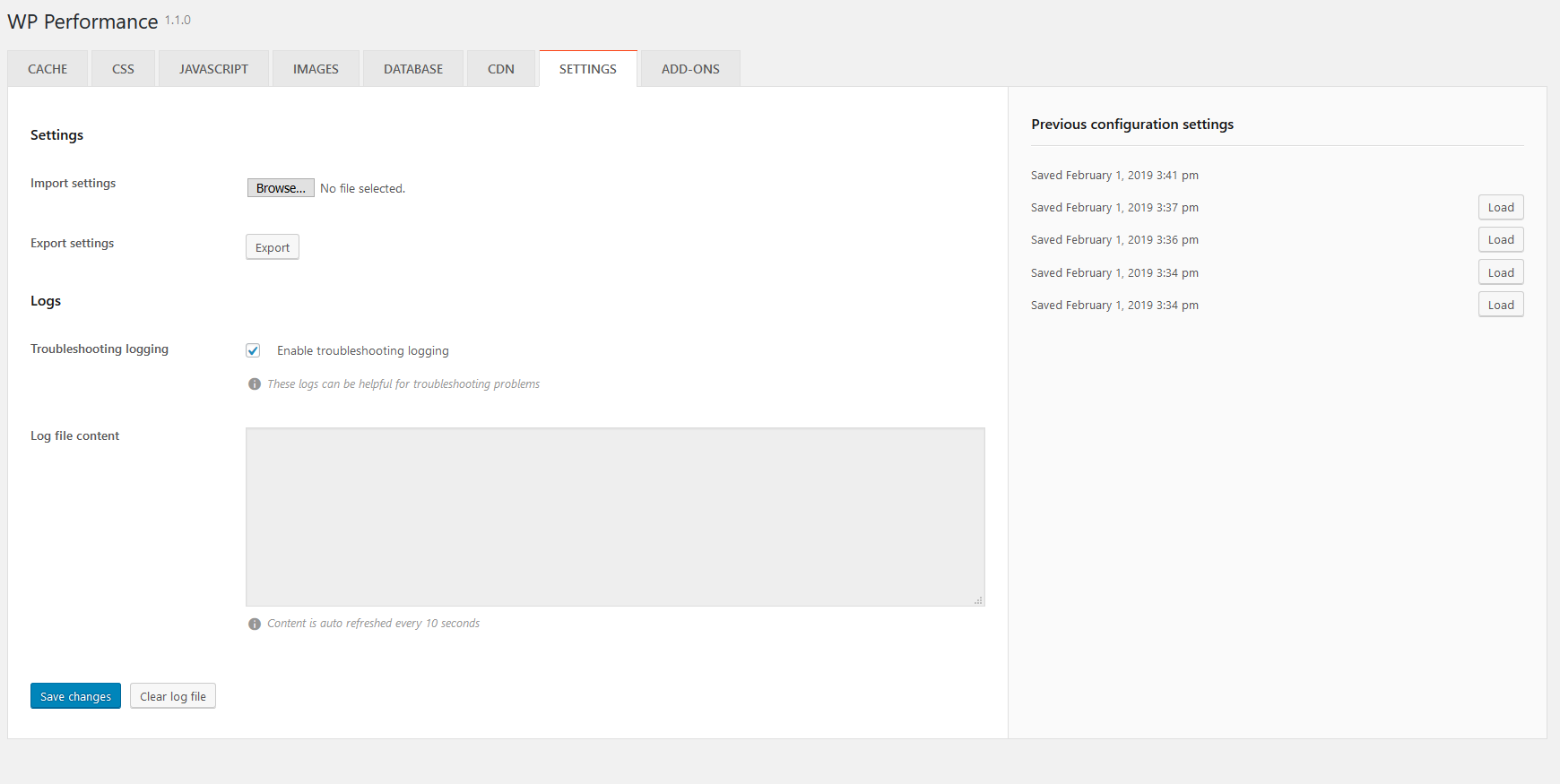 WP Performance gallery image