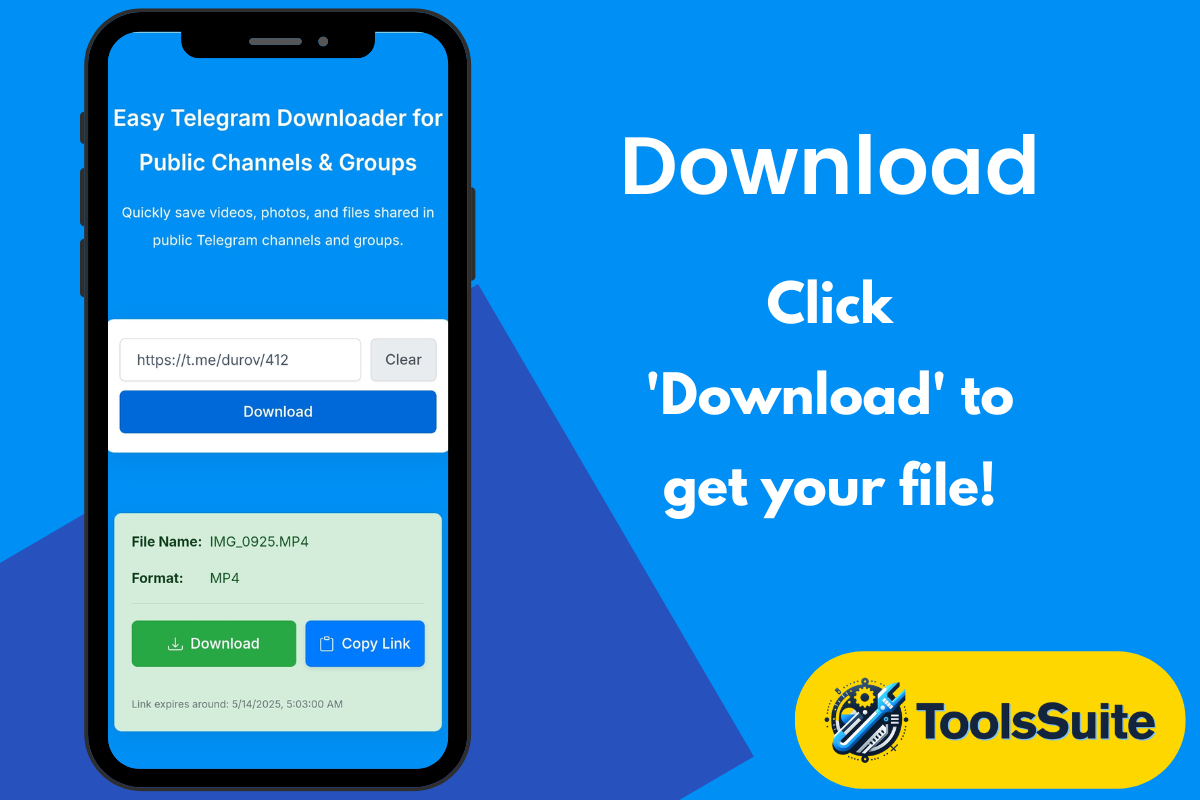 Инструменты - Telegram Downloader медиа 1