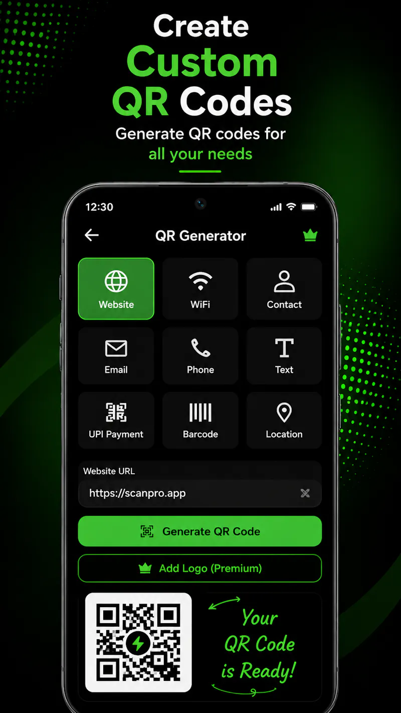 ScanPro qr barcode scanner and Generate screenshot 3