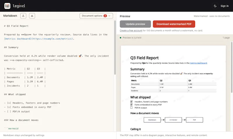 legivel screenshot 1