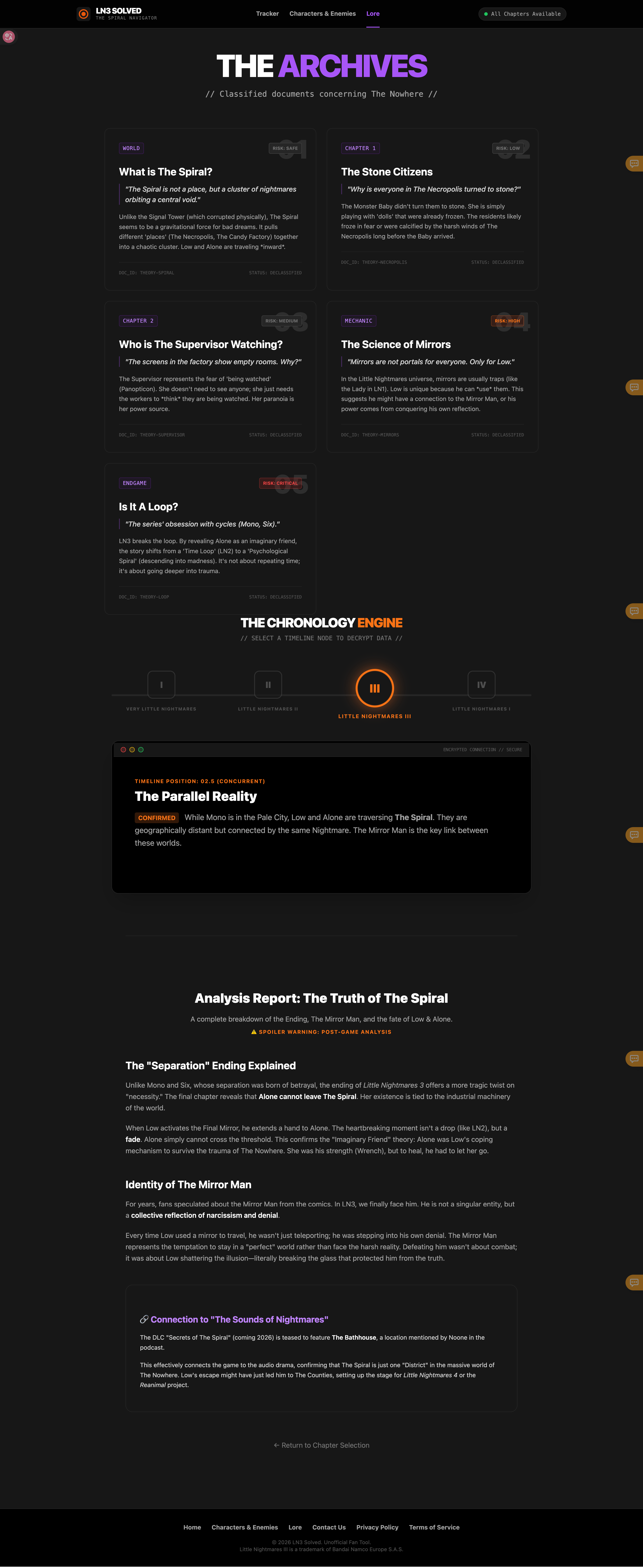 Little Nightmares 3 Solved - Screenshot 2 showing product features and functionality