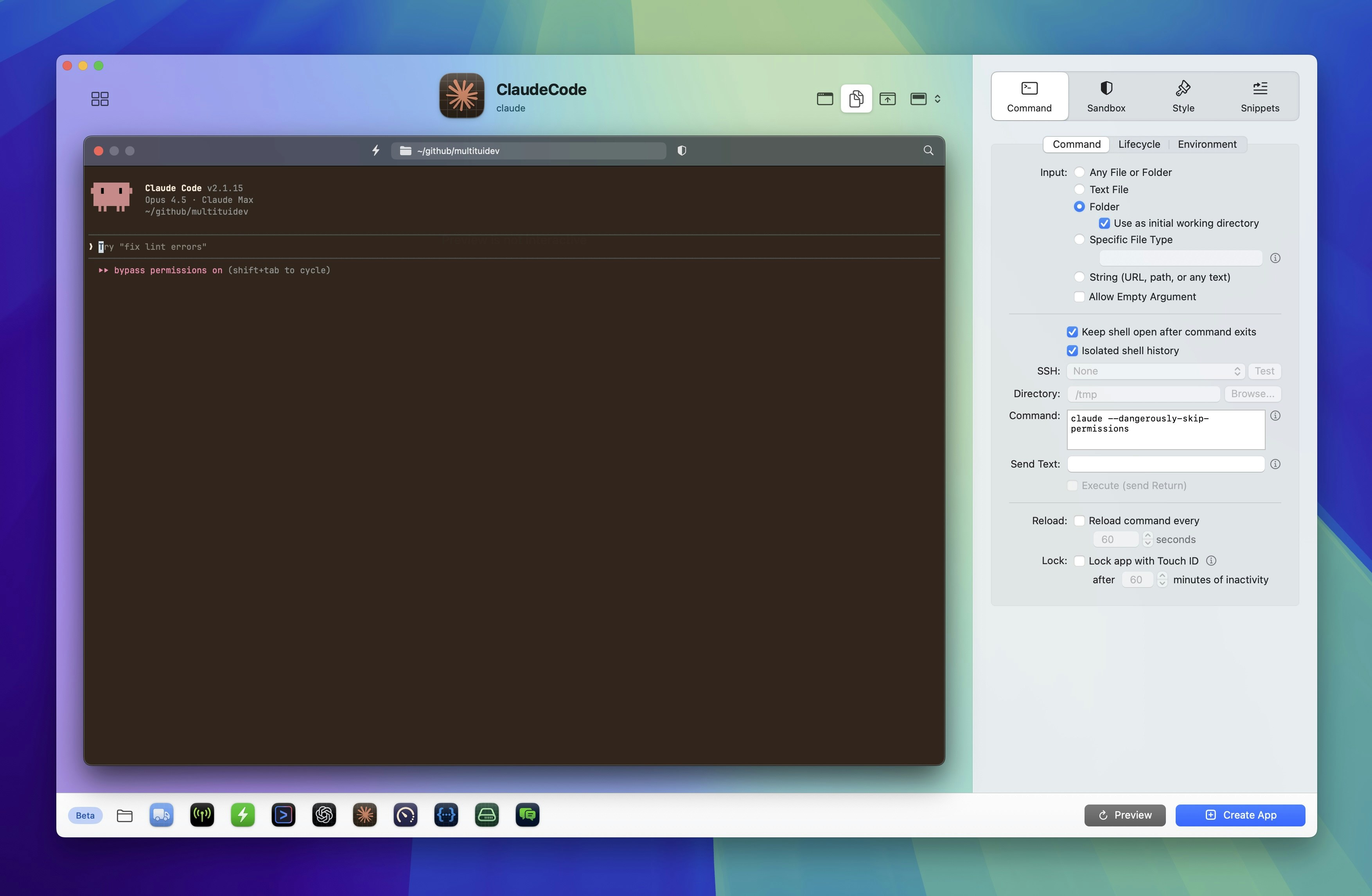 Multitui - Screenshot 2 showing product features and functionality