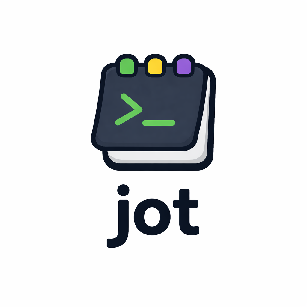 jot — a terminal notebook