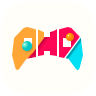 The Ultimate Hub for Addicting Games - Product Hunt launch logo and brand identity