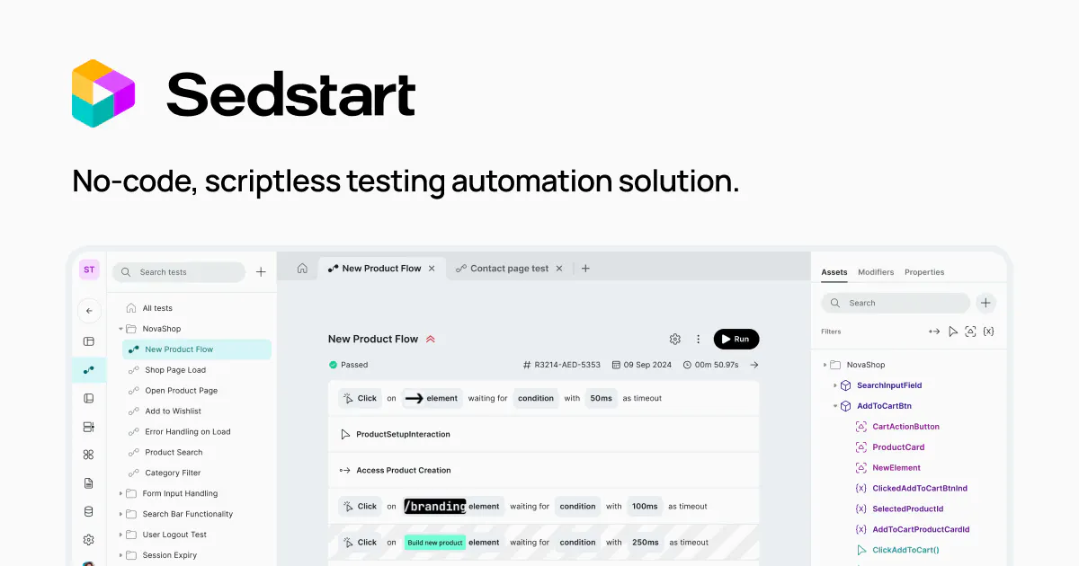Sedstart product banner