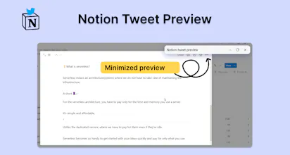 Notion Tweet Preview gallery image