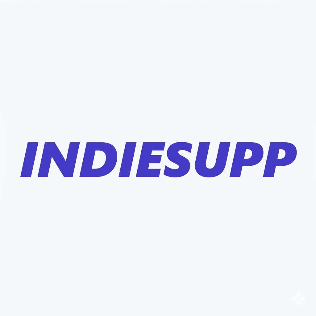 INDIESUPP  - Product Hunt launch logo and brand identity