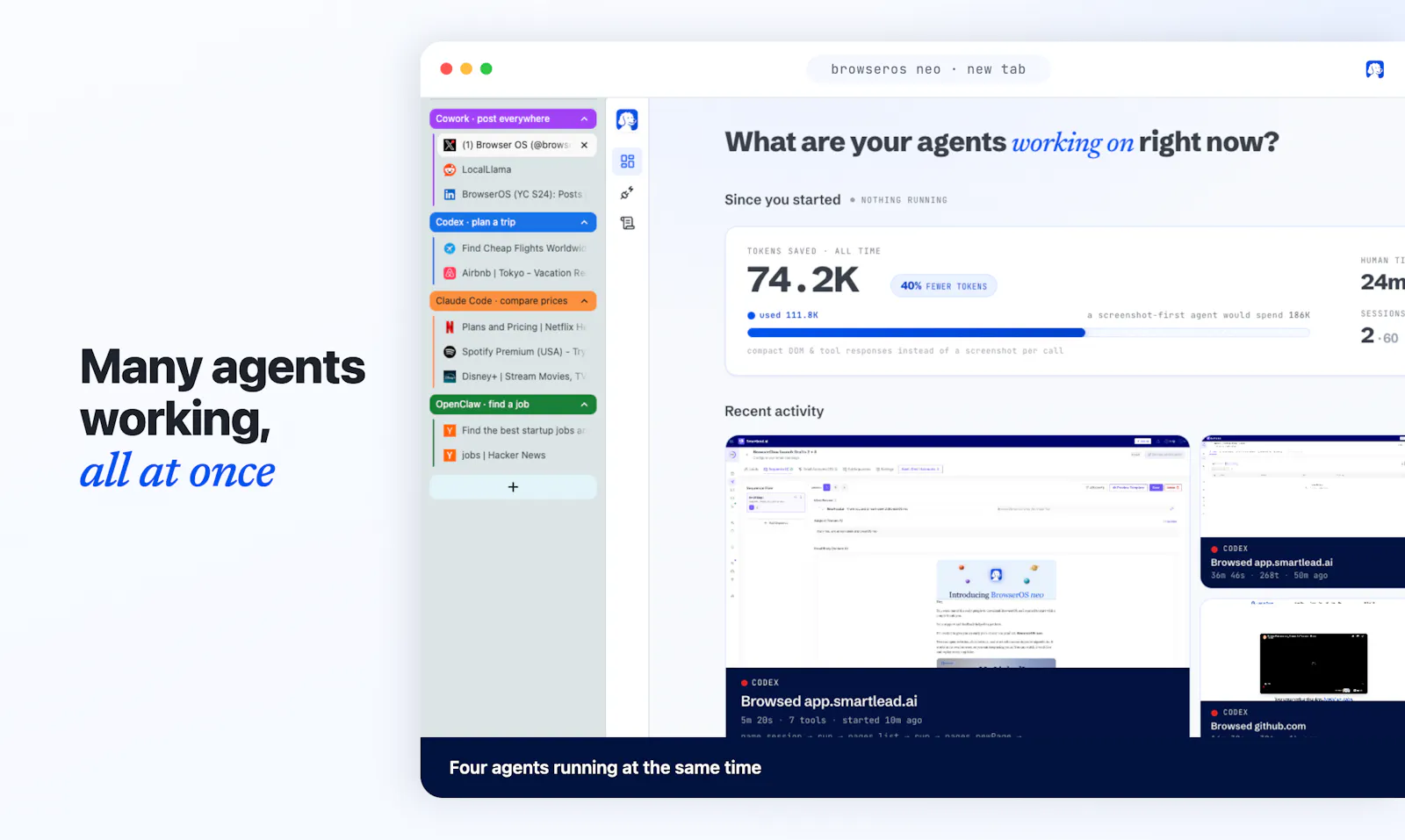 BrowserOS neo screenshot 4