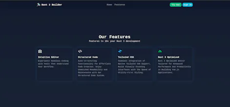 Nuxt 3 Builder gallery image