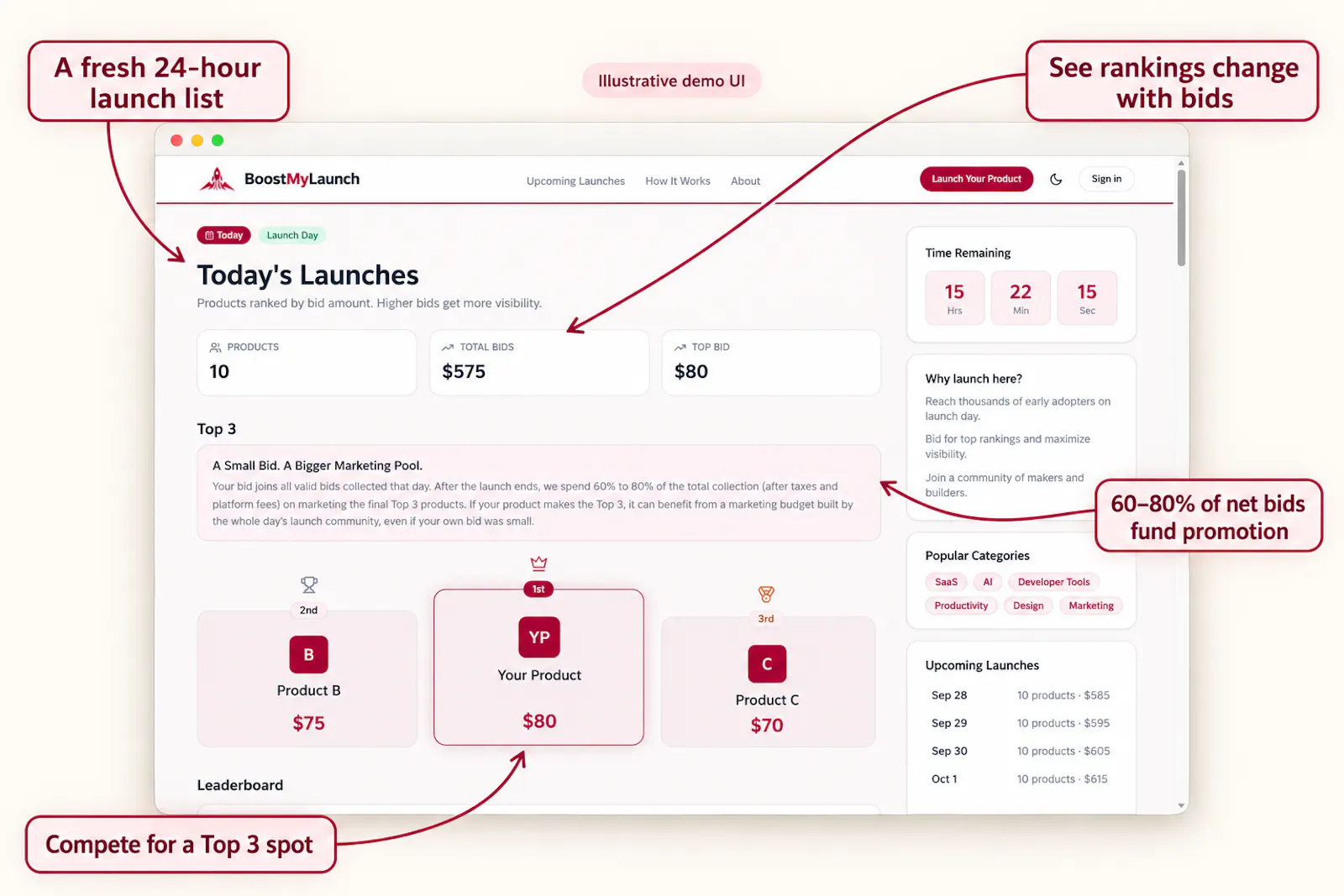 BoostMyLaunch screenshot 2