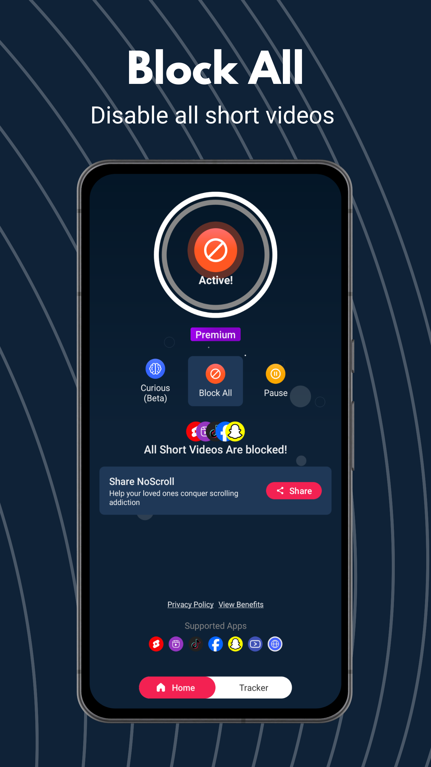 Noscroll: Kısa videoları devre dışı bırak/engelleyin medya 7