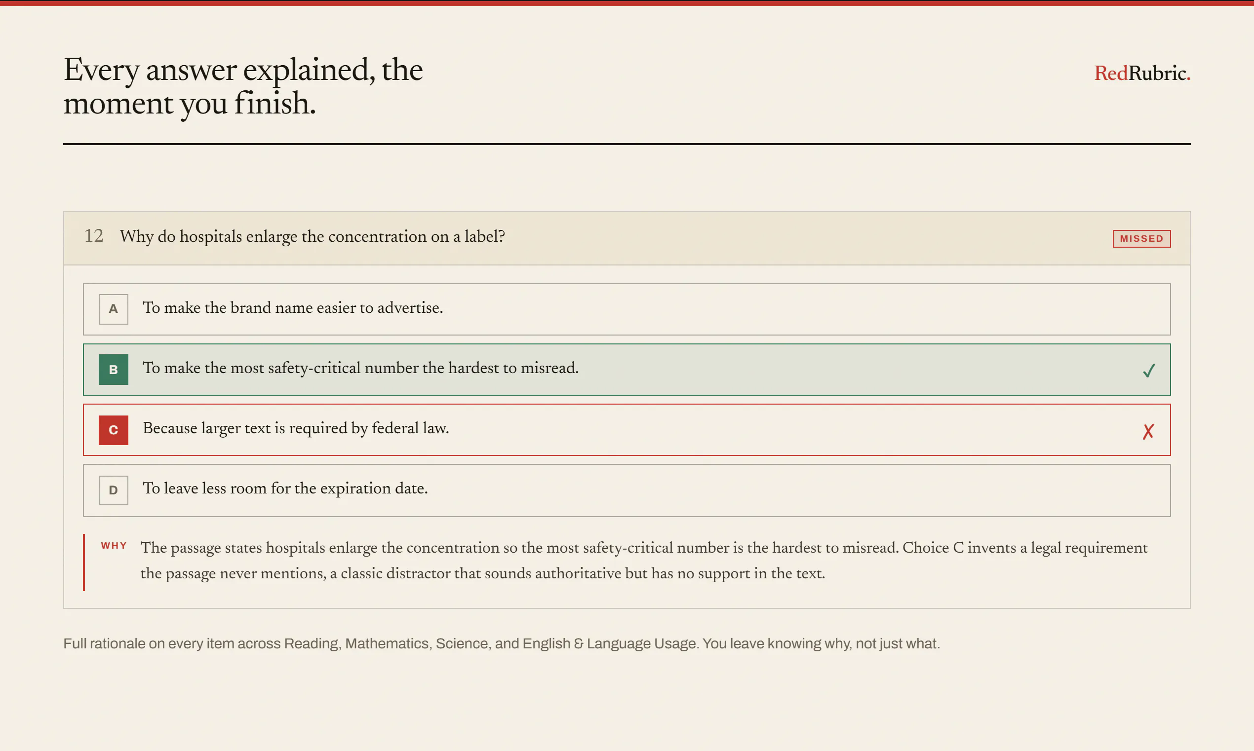 RedRubric screenshot 6