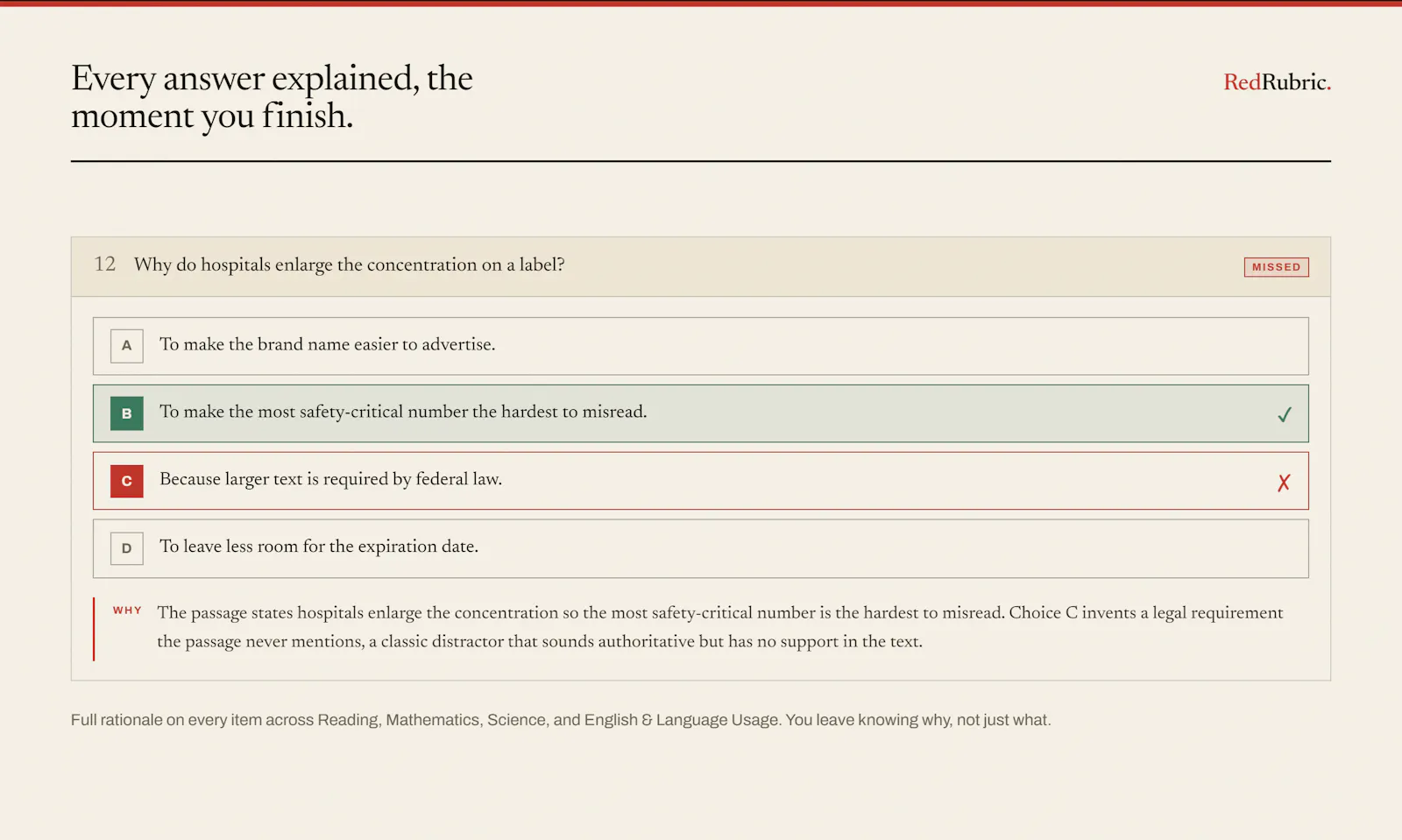 RedRubric screenshot 6