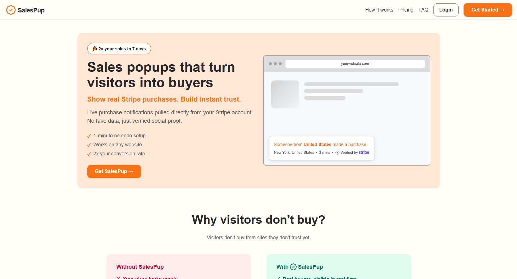 SalesPup - Screenshot 2 showing product features and functionality