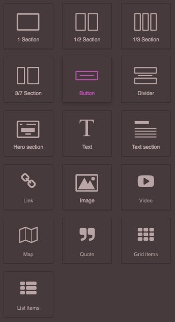 GrapesJS gallery image