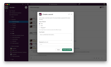 Scrt.link for Slack gallery image