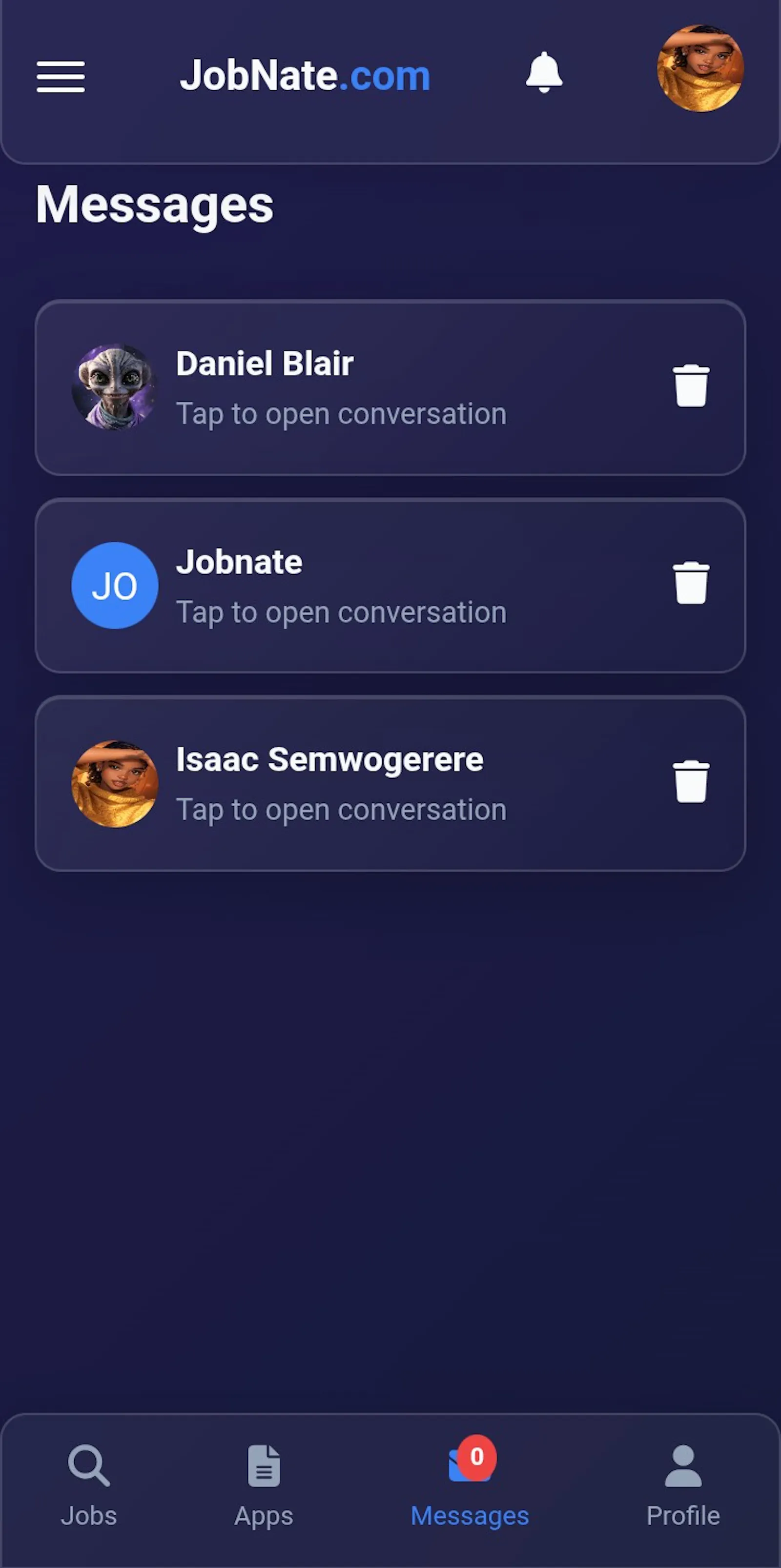 JobsNate screenshot 2