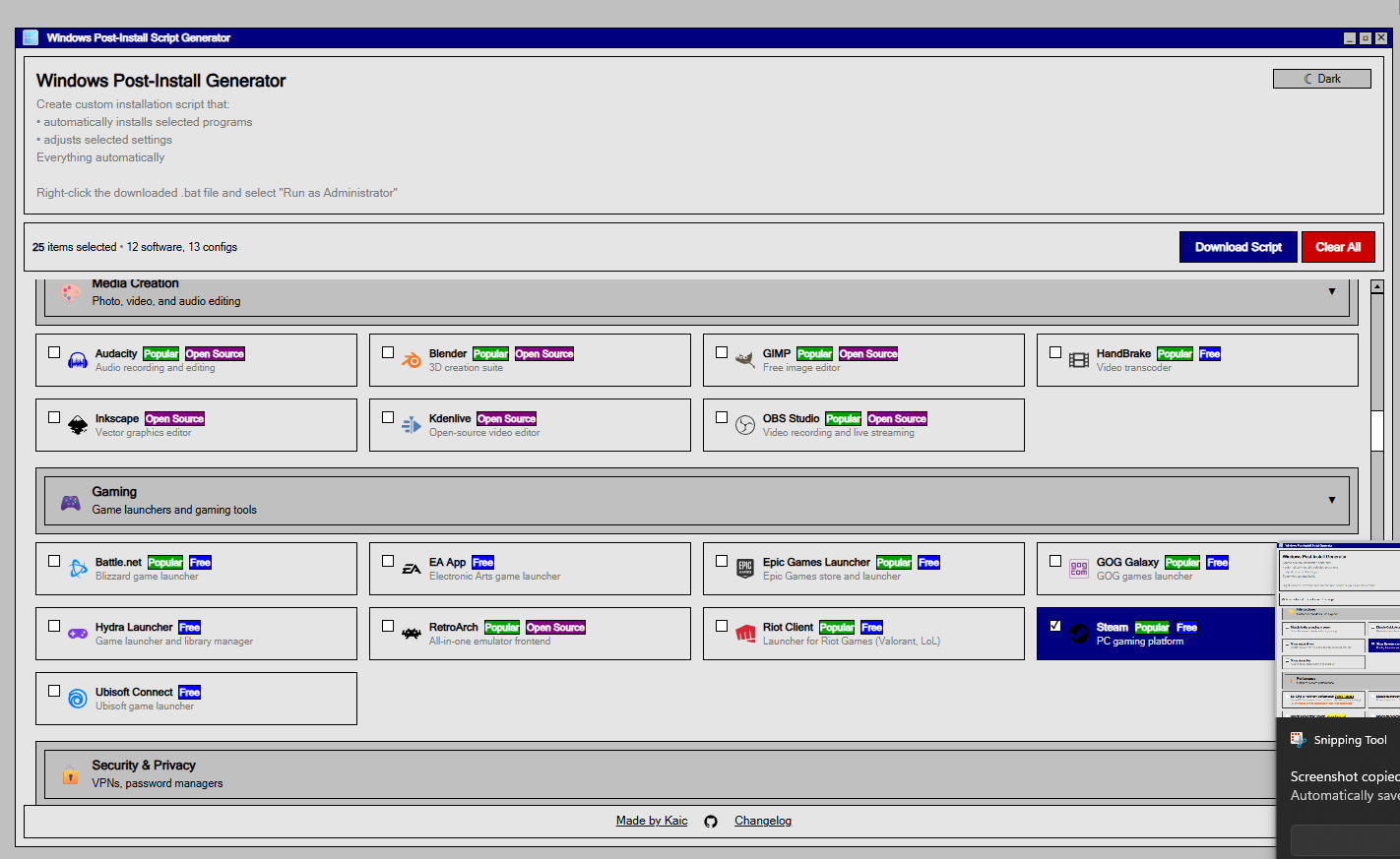 Win Post Install gallery image