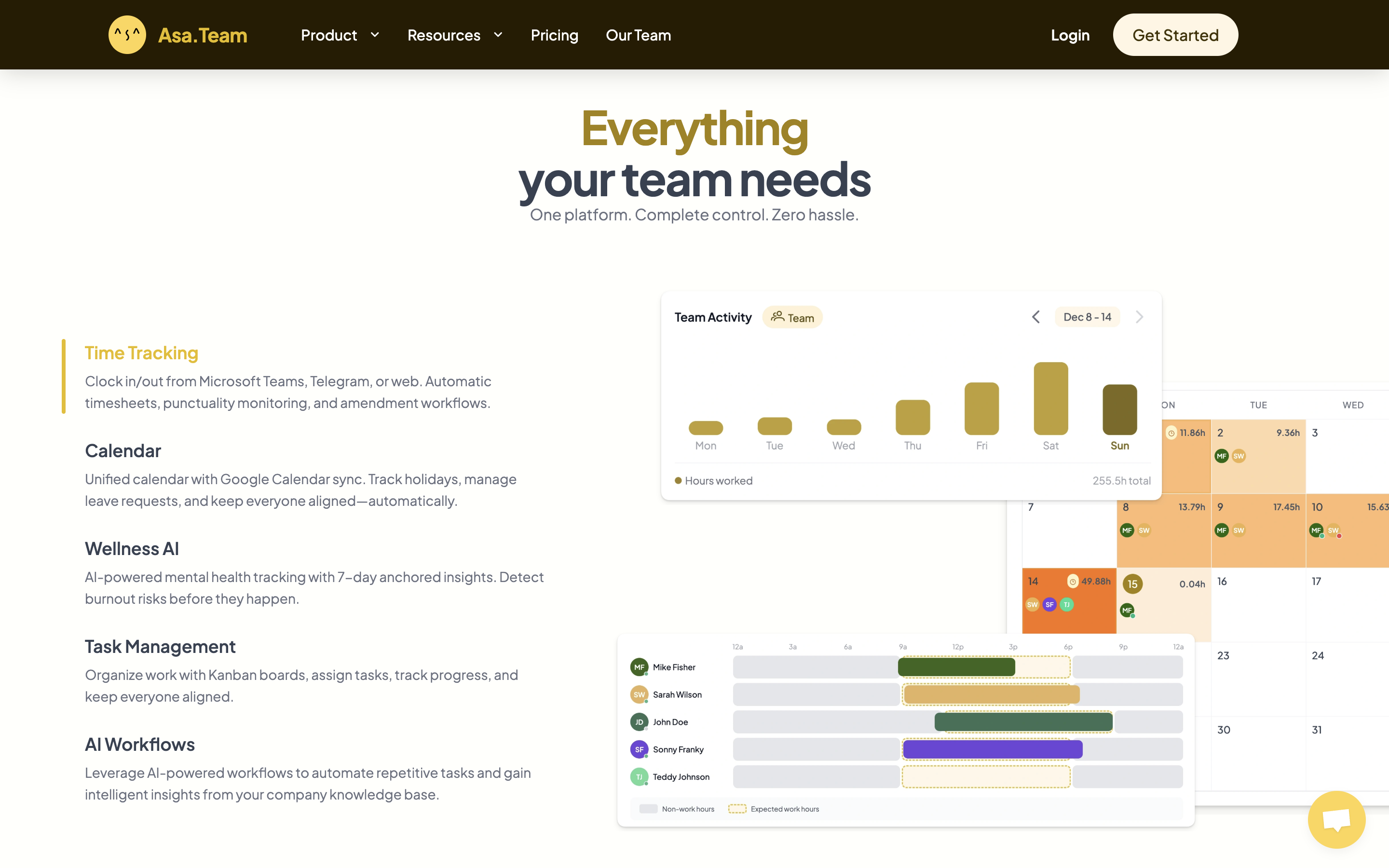 Asa.Team - Screenshot 2 showing product features and functionality