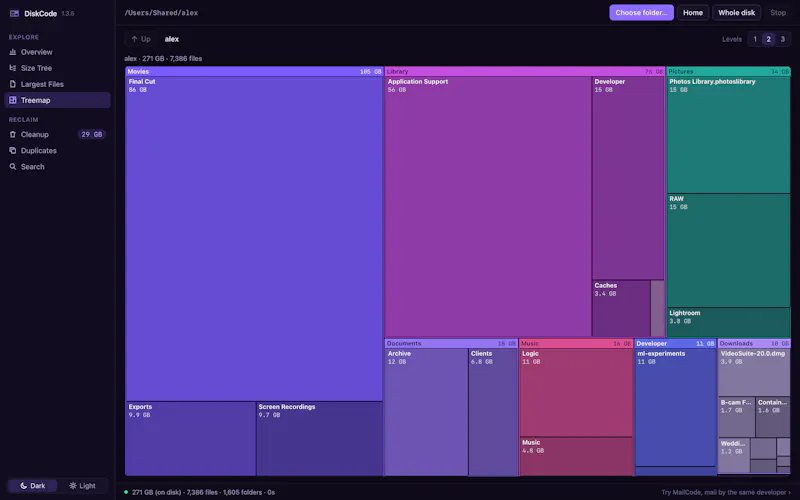 DiskCode screenshot 2