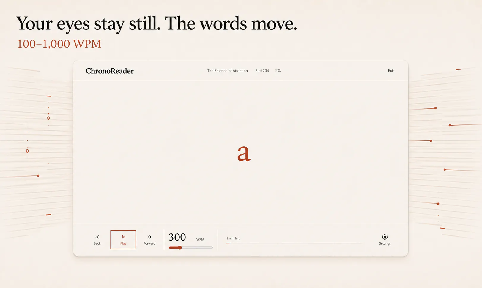 ChronoReader — RSVP Reader gallery image