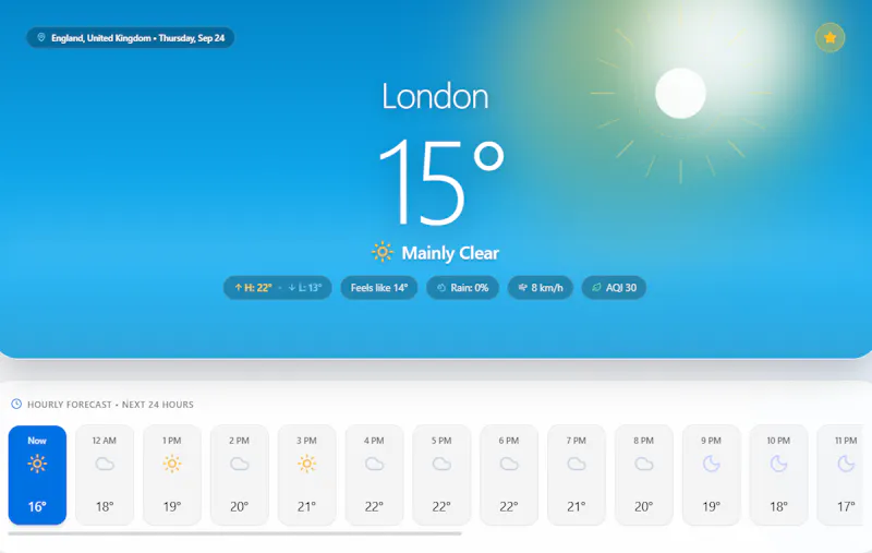 Weather Today screenshot 3