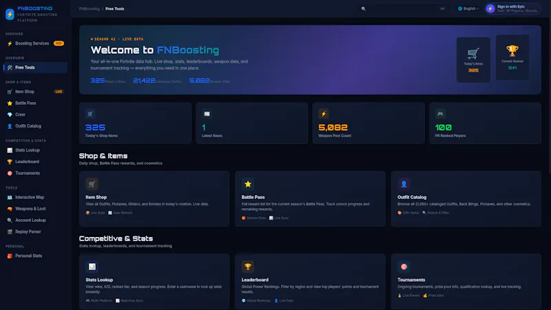 FNBoosting screenshot 2