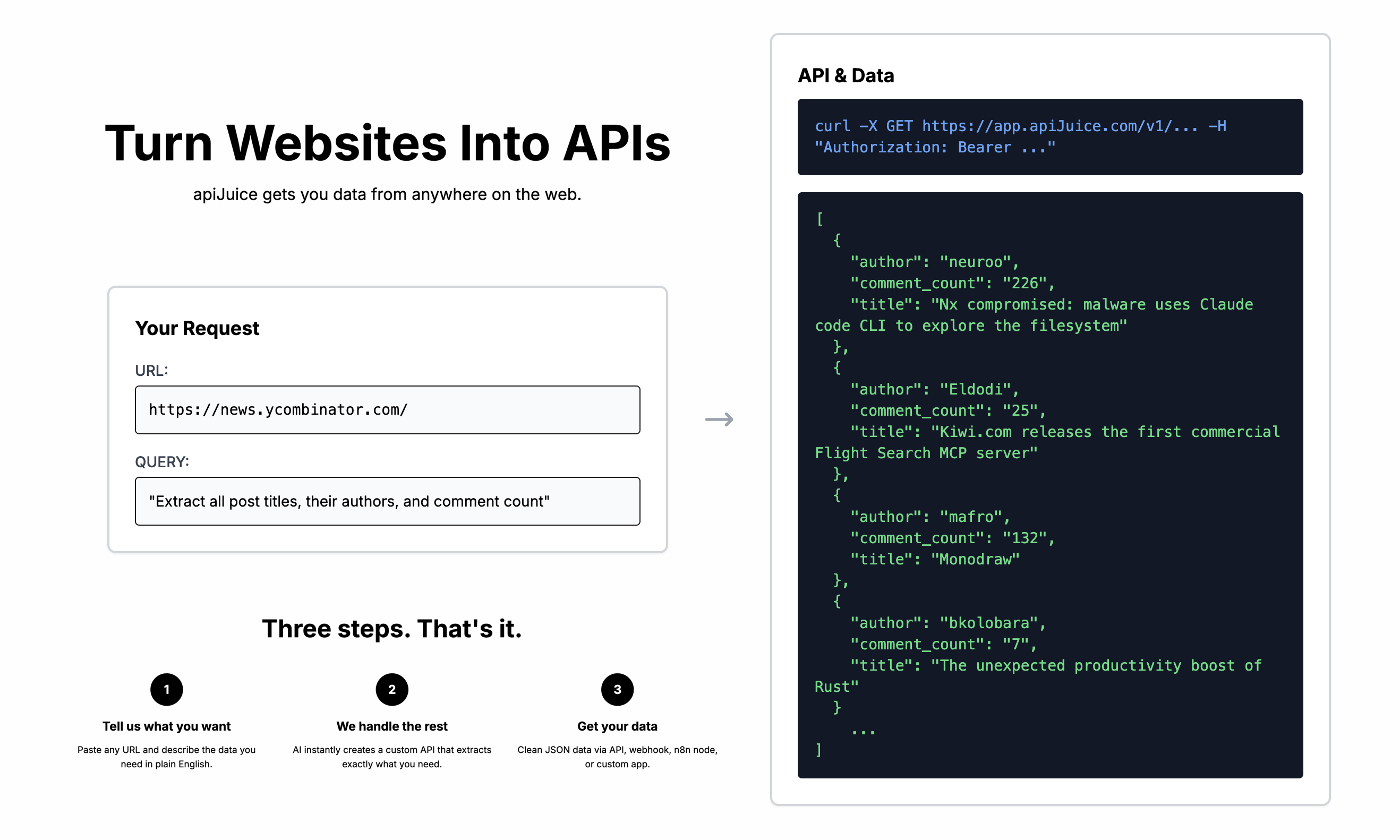 Apijuice - Crea un'API per qualsiasi cosa in pochi secondi media 1