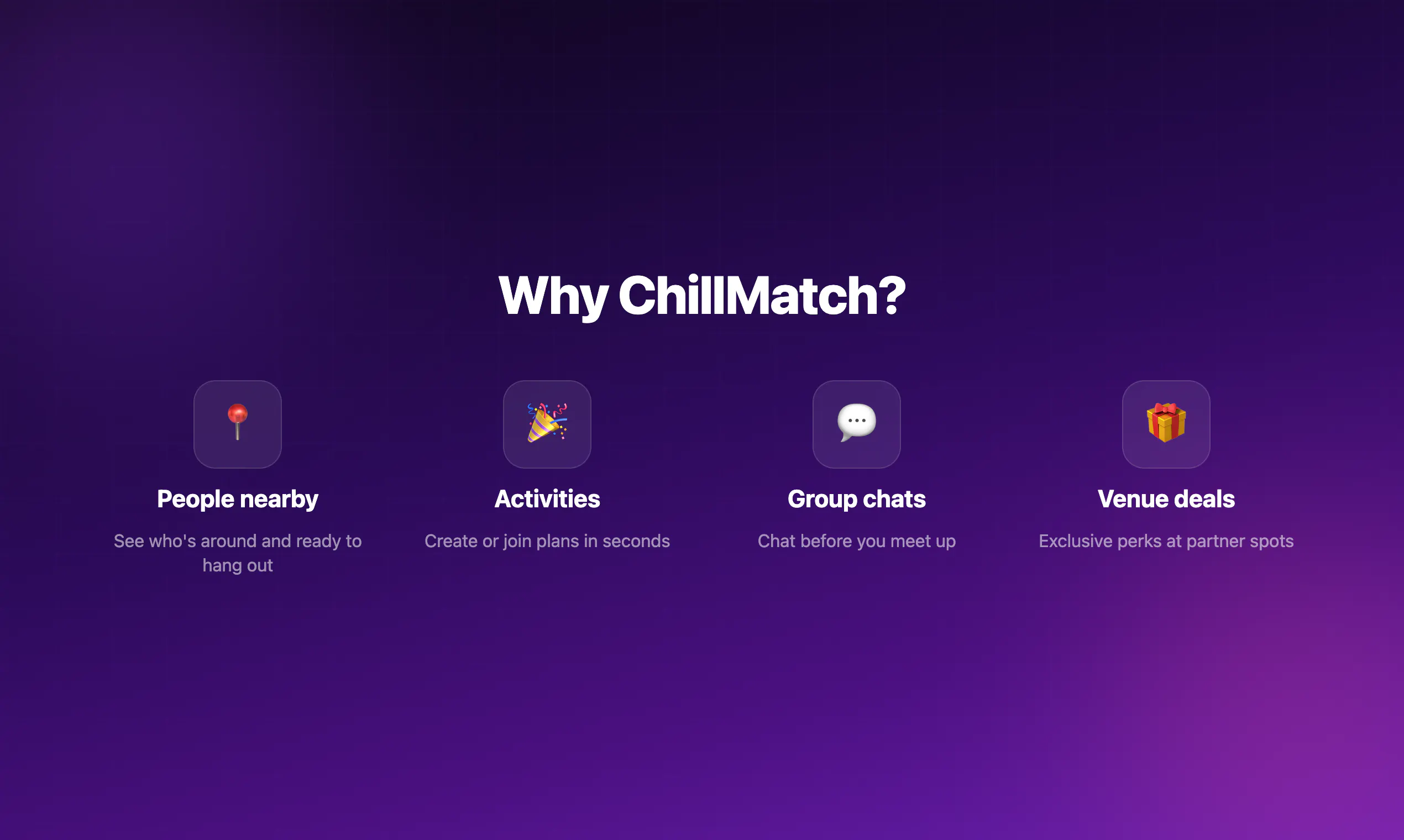 ChillMatch — Find company for tonight gallery image
