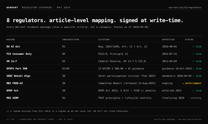 Warrant screenshot 2