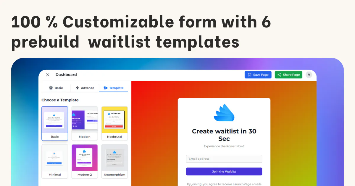 LaunchPage: Create Waitlist in Minutes | Product Hunt