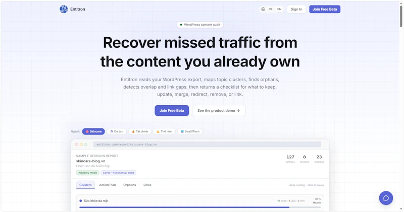 Entitron screenshot 1