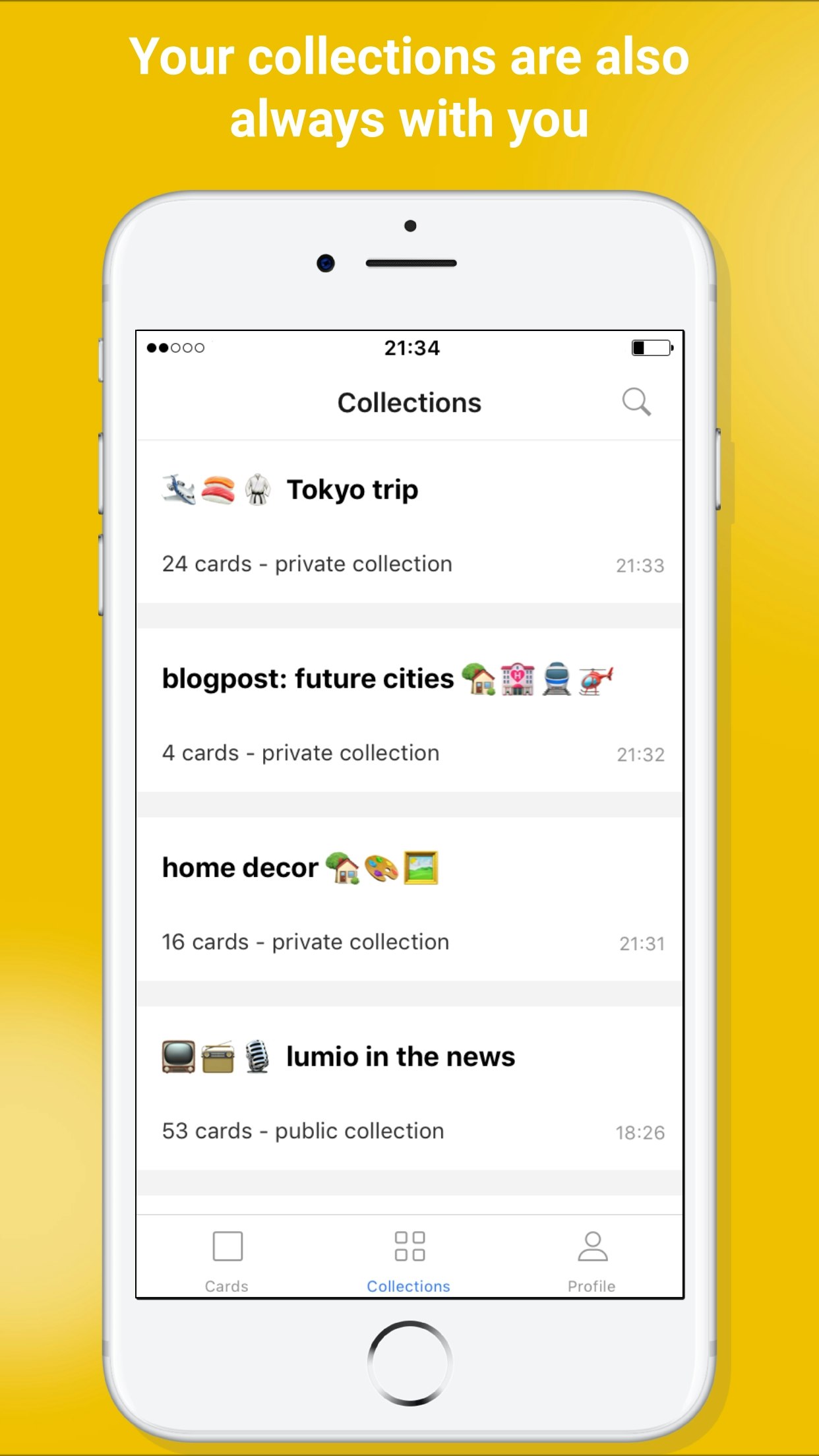 lumio for iOS Image