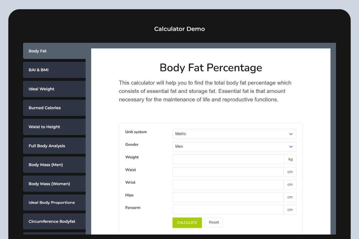 Mídia 2 de Bodycalc